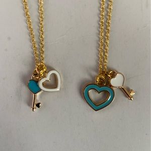 Clearance Best Friend Heart and Key Necklace Set